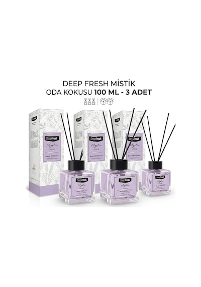 Deep Fresh Çubuklu Oda Kokusu Mistik 100 Ml X 3 Adet