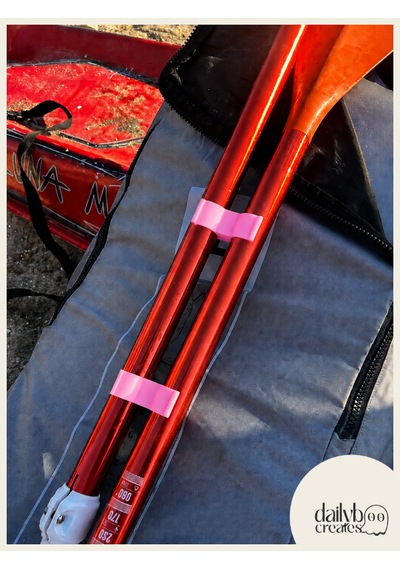Sup/kano Pembe Kürek Düzenleyici Aparat 2'li Set-kürek Parça Tutucu Klips-paddle Board Taşıma Aksesuarı