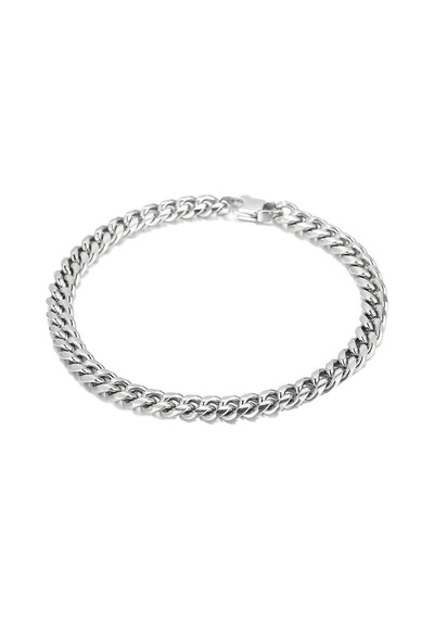 Chavin 6 Mm. 20 Cm. Gri Çelik Erkek Bileklik Er06by-6