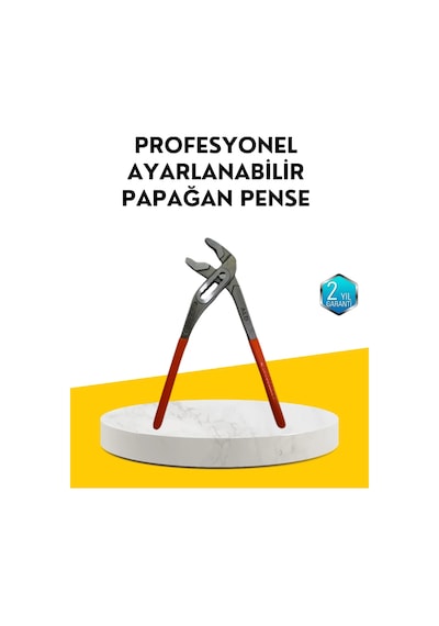 Profesyonel Ayarlı Pense Kurbağacık Ağzı Geniş Açılım Ayarlabilir