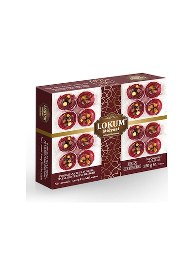 Nar Aromalı, Antep Fıstıklı Lokum 350g