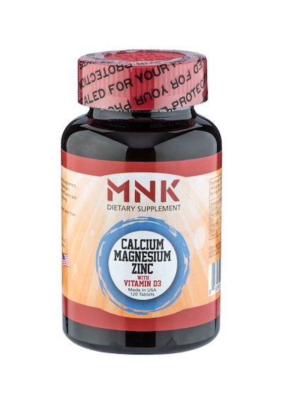 Calcium Magnesium Zinc Mnk Vitamin D 3 120 Kalsiyum Magnez.