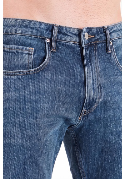 Buratti Pamuklu Normal Bel Boru Paça Jeans Erkek Kot Pantolon 5901f05mılano Mavi