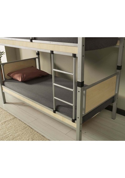 Aksviva Yurt Genç Çocuk Odası Metal Ahşap Ranza Ve Karyola 90x200 90 x 200