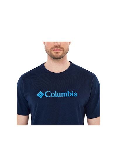 Columbia CSC M Basic Logo Brushed Erkek Kısa Kollu T-Shirt Lacive Koyu Lacivert