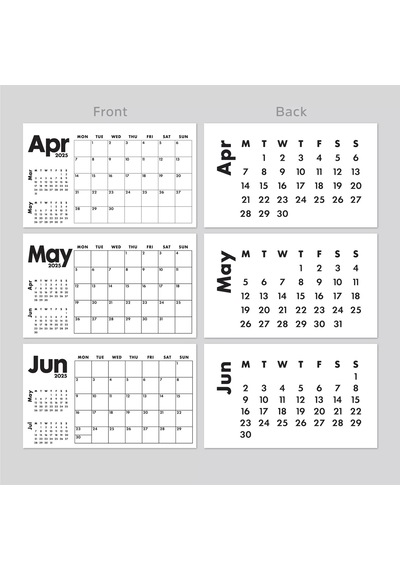 2027 Masa Takvimi, Önceki Ay Sonraki Ay Takvimi, Aylık Planlayıcı Takvim, 2027 Desk Calendar, Monthl Siyah