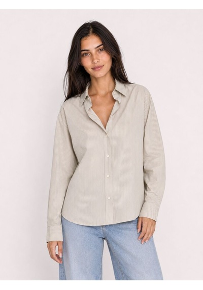 Loft Loose Fit Kadın Gömlek U.kol Lf2044844 Q1.v1 Bej