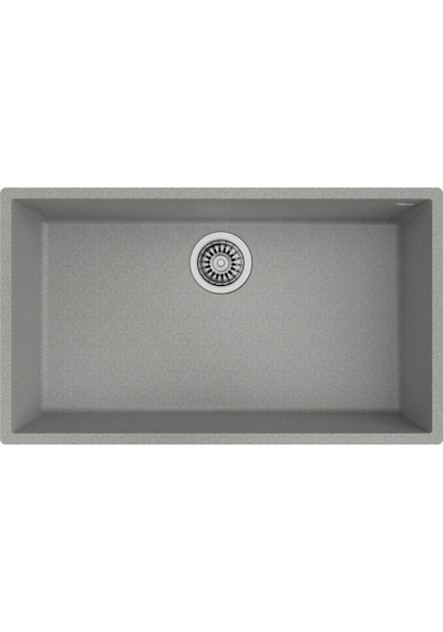 Teka Square 72.40 Tg Tek Hazneli Tezgah Altı Tegranite Eviye - Stone Grey - 115230016