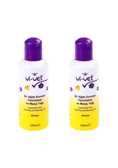 Vi-Vet Arnica Sir Ağda Sonrası Temizleme ve Masaj Yağı 125 ML x 2