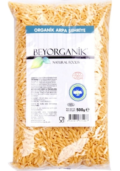 Beyorganik Organik Arpa Şehriye 500 G