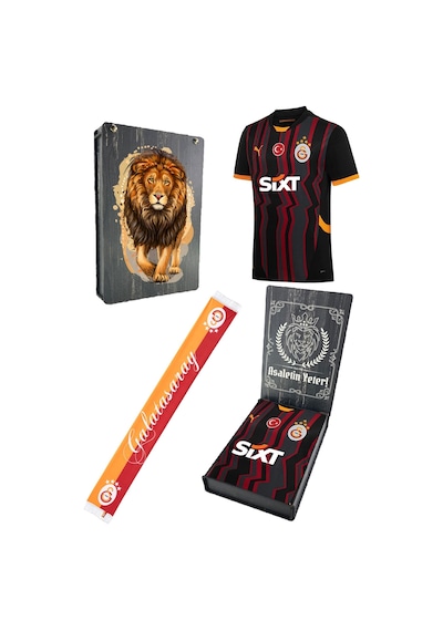 Gsstore Galatasaray Lisanslı 2024/25 Alternatif Siyah Forma Siyah