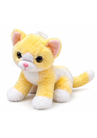 Peluş Sarı Oyuncak Beyaz Patili Yumuşak Dolgulu