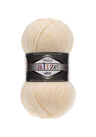 Alize Süperlana Midi 01 Krem