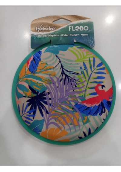 Waboba Flobo Su Oyunları Frizbisi, Suda Batmayan Desenli, 18.5 Cm Çap, 55 Gr, Suda Batmayan Frizbi Çok Renkli