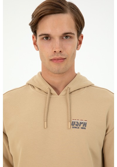 U.s. Polo Assn. Erkek Kum Sweatshirt 50293442-vr085 Kum