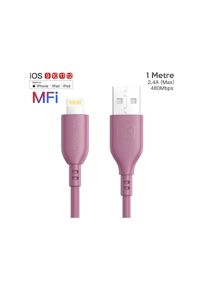 Kuulaa 1m Mfı Sertifikalı iPhone Uyumlu Usb Şarj Kablosu- 5775