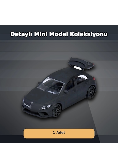 1 Adet Resmi Lisanslı Mini Mercedes-amg Premium Model Araba - Rastgele Gönderim