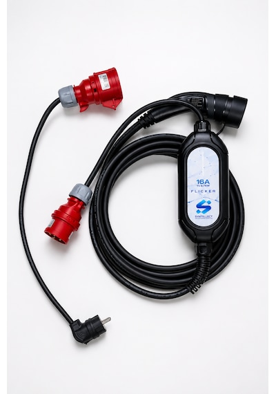Flıcker 11 Kw Elektrikli Araçlar İçin Taşınabilir Şarj Cihazı 11kw