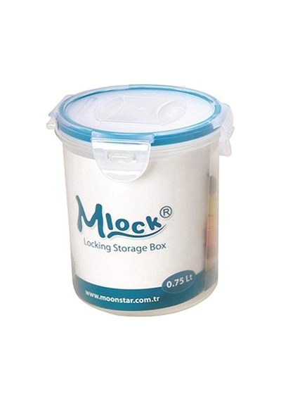 Moonstar Mlook Round 750 Ml Kilitli Silindir Saklama Kabı Ml-175 Çok Renkli