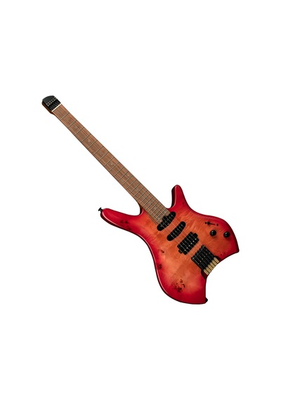 New Orleans Hdl450 Kırmızı Headless Elektro Gitar + Gigbag Çanta