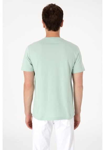 U.S. Polo Assn. Erkek Regular Fit Bisiklet Yaka Su Yeşili Tişört 50306880-VR048 U.S. Polo Assn. Erkek Regular Fit Bisiklet Yaka Su Yeşili Tişört 50306880-VR048