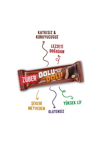 Dolu Dolu Meyve Bar Fındık Ezmeli 30g X 12 Adet