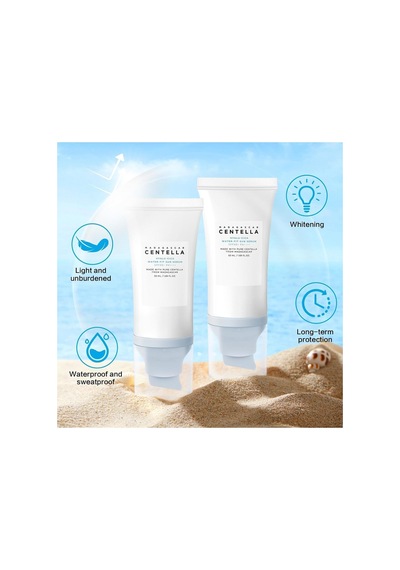 Madagaskar Centella Hyalu-cica Water-fit Güneş Serumu 50ml - 2 Adet