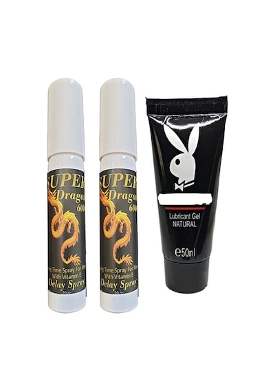 Playboy Bonie 2 Adet Dragon Gecktr Sprey + Playboy Lubricant Jel
