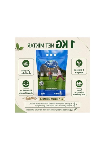 1 Kg Çim Tohumu Karışımı, Zor Alanlar İçin Uygun Genel Kullanım