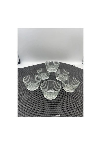 Hubrendy Tedarik Cam Mini Sosluk, Lokumluk 6'lı Royaleks-rg-2023 1456034