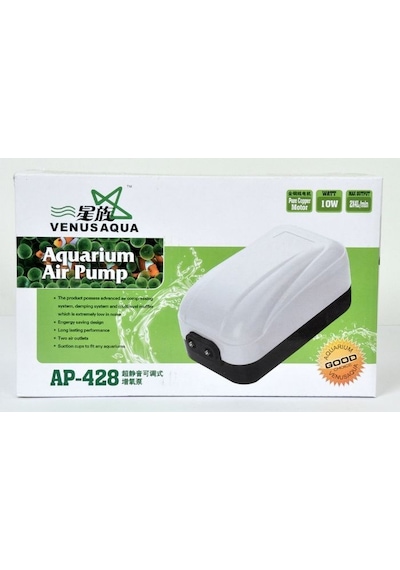 Venusaqua Ap-428 Çift Çıkışlı Akvaryum Hava Motoru