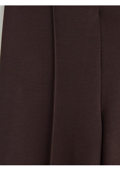 Lcw Comfort Kahverengi Yüksek Bel Soft Touch Kadın Eşofman Altı