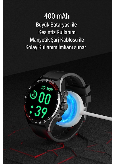 Vwar JS27 Pro Max Akıllı Saat + 3 Kordon (Distribütör Garantili)