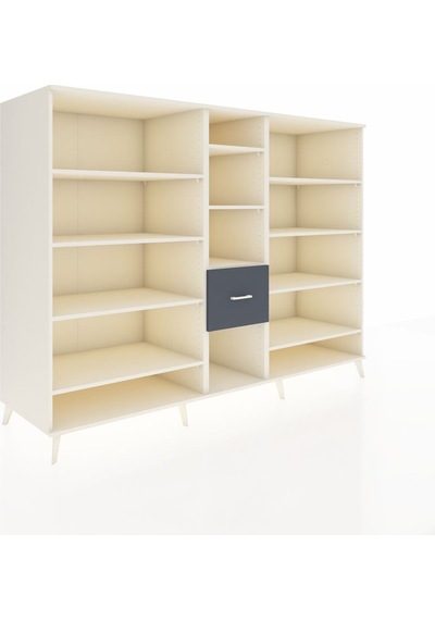Kronos Dolap 11 Raflı 3 Çekmeceli 220x59x163 Aytaşı-aytaşı/antra Aytaşı-aytaşı/antrasit Kronos Dolap 11 Raflı 3 Çekmeceli 220x59x163 Aytaşı-aytaşı/antra Aytaşı-aytaşı/antrasit