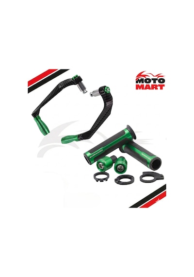 Kawasaki Z H2 Elcik Ve Manet Koruma Set-yeşil-ma29979