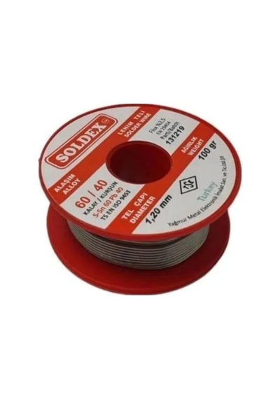 Tedar 60/40 Lehim Teli 100 Gr 1.20 Mm Sn:60 / Pb:40 Najmaddin