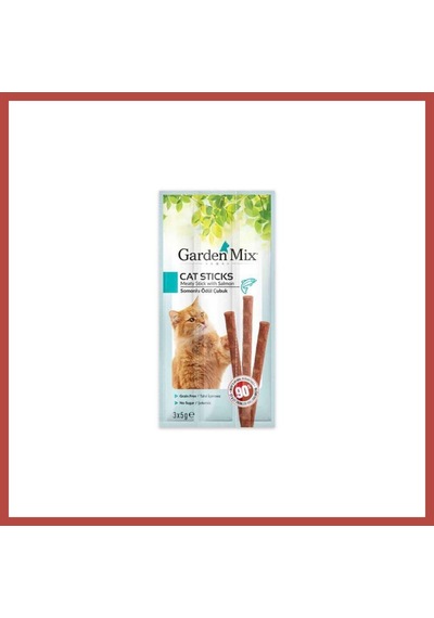 Garden Mix Kedi Stick Ödül Maması Somonlu 15gr 1 Adet Erdotıca