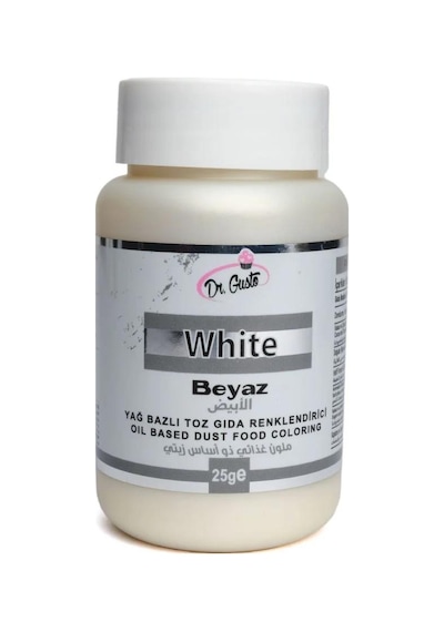 Yağ Bazlı Toz Boya Dr.gusto 25 Gr Beyaz