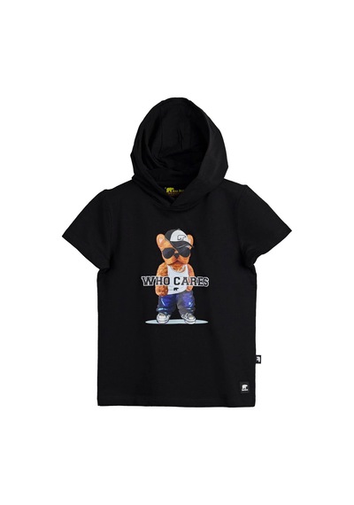 Bad Bear Mood Hoodie Çocuk Sweatshirt-3744 Night