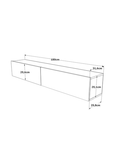 Robinhome Robin Home Loft Tv Ünitesi Televizyon Sehpası Lf8-A Robinhome Robin Home Loft Tv Ünitesi Televizyon Sehpası Lf8-A