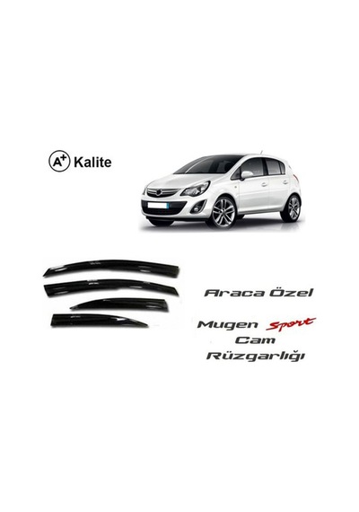 Opel Corsa D Mugen Cam Rüzgarlığı 4 Lü