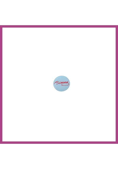 Gees Global K.atatürk İmzalı Yuvarlak Etiket Damla Sticker Kırmızı 3cm Gbzs
