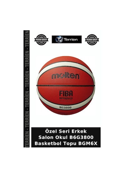 Özel Seri Erkek Salon Okul B6g3800 Basketbol Topu Bgm6x