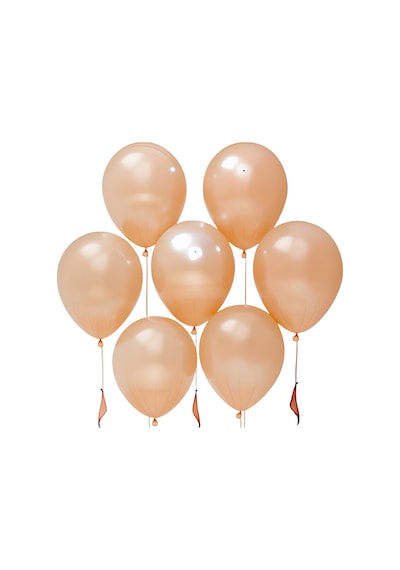 20 Adet 12 İnç 30 Cm Metalik Rose Gold Balon Doğum Günü Süsleme Rose Gold