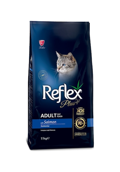 Reflex Plus Somonlu Yetişkin Kedi Maması 15 KG