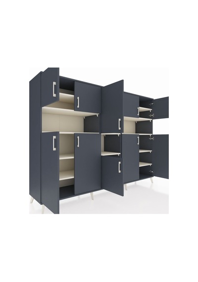 Hyperion Dolap 14 Raflı 10 Kapaklı 220x44x163 Antrasit-antrasit/a Antrasit-antrasit/aytaşı Hyperion Dolap 14 Raflı 10 Kapaklı 220x44x163 Antrasit-antrasit/a Antrasit-antrasit/aytaşı