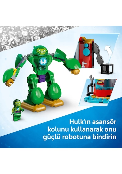 LEGO® ǀ Marvel Loki - Iron Man Takımına Karşı 11211 - 4+ için Minifigür İçeren Oyuncak Yapım Seti (204 Parça)