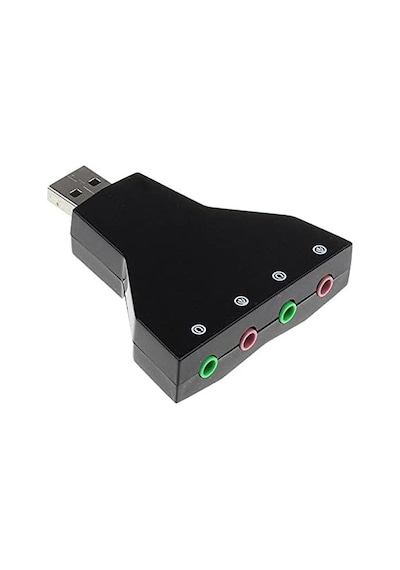 4931 7.1 7 Kanal Mikrofon Destekli Çift Girişli Çevirici Harici Usb Ses Kartı