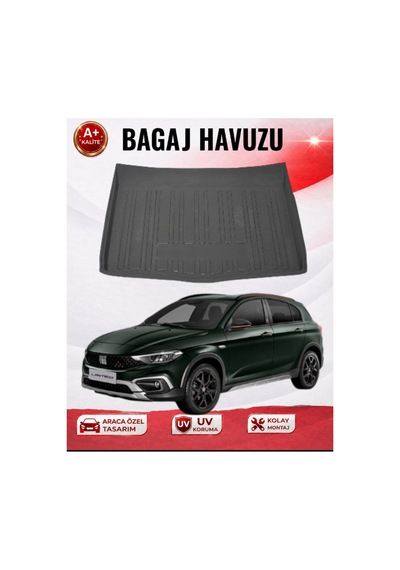 Fiat Egea Cross 2020+ 3d Bagaj Havuzu Premıum A+