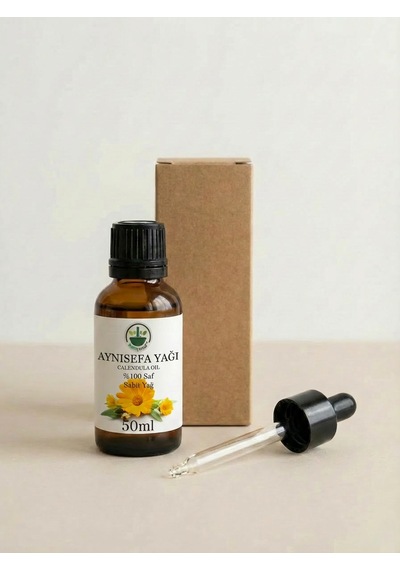 Aynısefa Yağı Aynı Sefa Aynı Safa Aynısafa Calendula Oil Calendula Officinalis Saf Doğal 50 Ml 50 ML